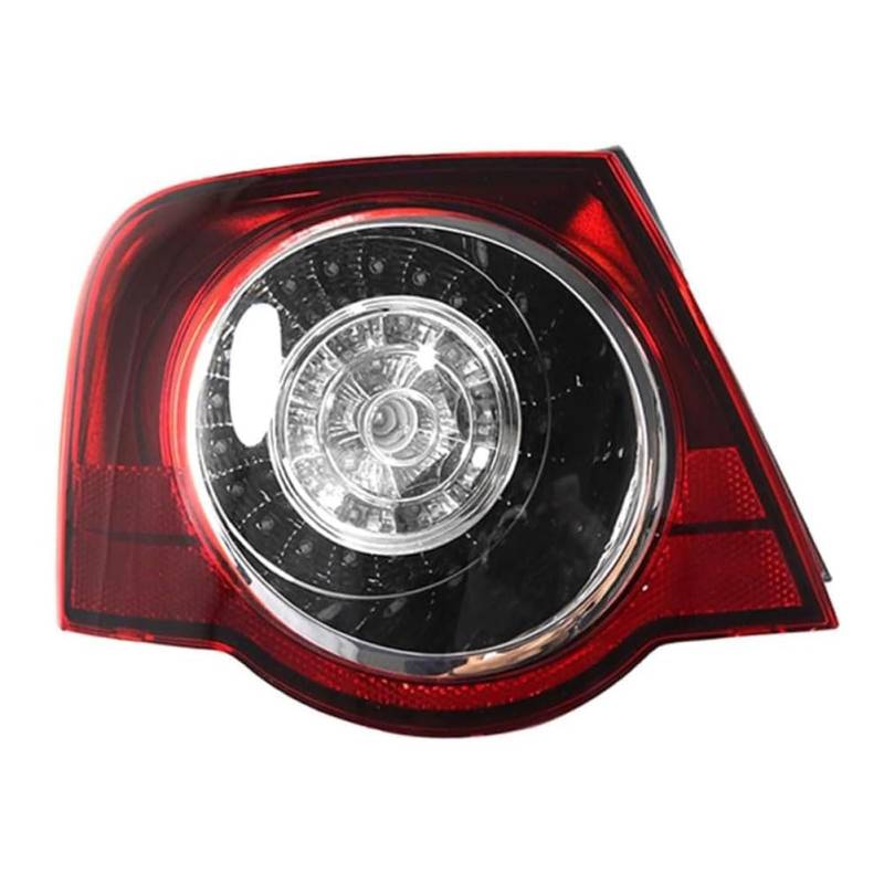 JFENGNB Auto Rückleuchten für VW Passat B6 Sendan 2006-2011, Bremslicht Blinker Links Rechts Heckleuchte Rücklicht Rückleuchte Rücklichter Ersatz Zubehör,C/Left Outside von JFENGNB
