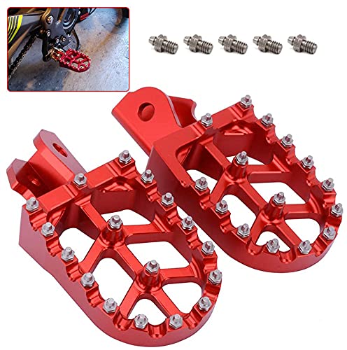 Motorrad Fußrasten,Fußrasten Rot für SMS125 SM400R 449 SMR/TC/TE/TXC 450 SMR/TC/TE SM450R SM450RR TXC450 SM510R 510 TC/TE/TXC/SMR 511 SMR/TE/TXC 570 SMR/TC/TE SM610R Motorrad Fußrasten,Fußrasten Rot für SMS125 SM400R 449 SMR/TC/TE/TXC 450 SMR/TC/TE SM450R SM450RR TXC450 SM510R 510 TC/TE/TXC/SMR 511 SMR/TE/TXC 570 SMR/TC/TE SM610R von JFG RACING