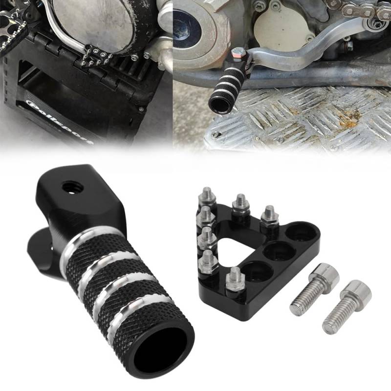 Motorrad Schalthebel und Bremshebel Schrittspitze Kit,Hinten Bremspedal Schalthebelpedal für 125-530cc SX EXC XCF XC XCW SXF SMR 690SMCR 690ENDURO SUPERMOTOR- von JFG RACING