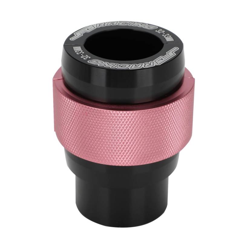 JFG RACING Gabelsimmeringeintreiber 32mm-33mm,Gabeldichtung Treiber, Universal Motorrad Einstellbare Gabeldichtung Driver Dirt Bike Gabeldichtungen Werkzeug-Rosa von JFG RACING