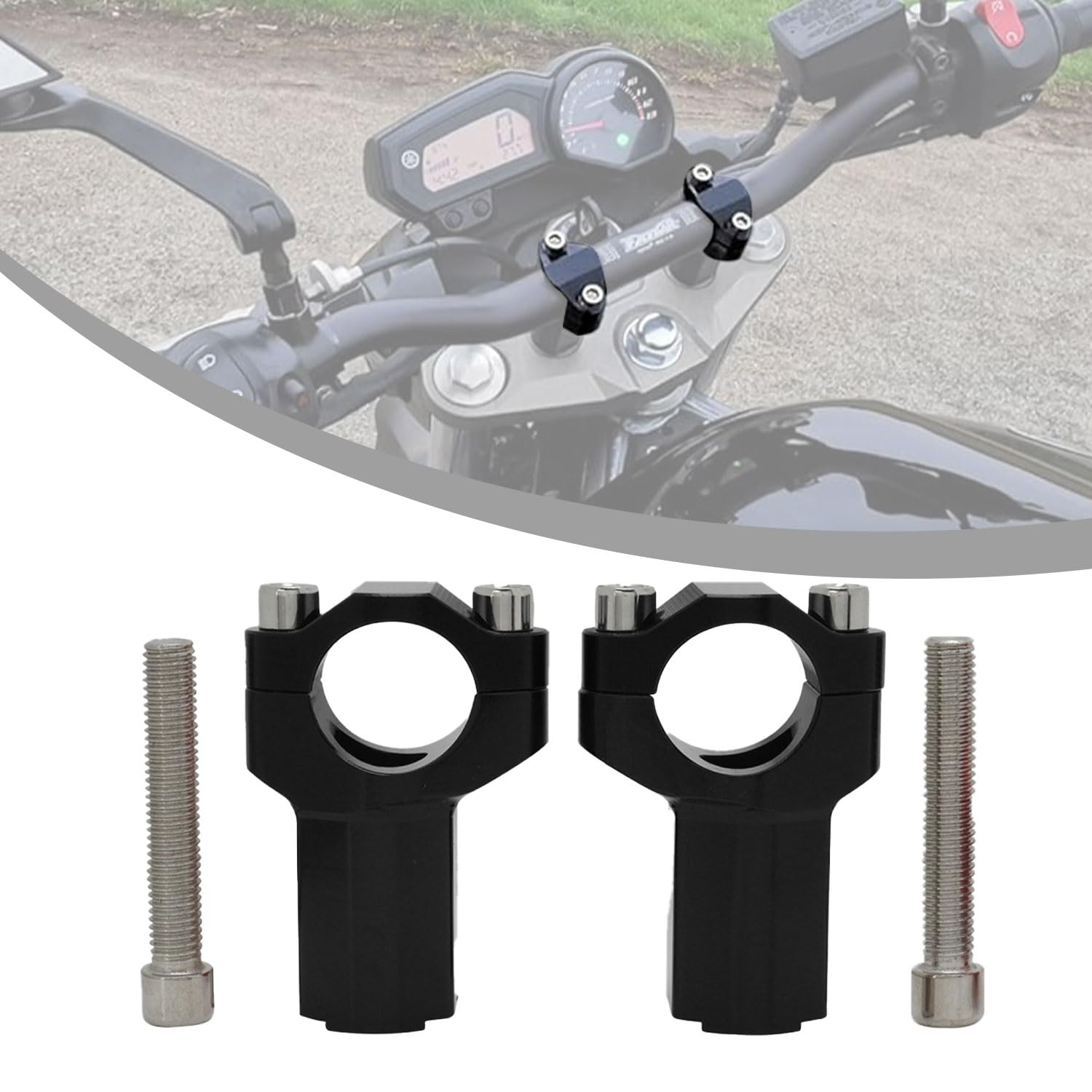 JFG RACING Motorrad Lenkererhöhungen 28 mm,Lenkerklemmen CNC-Lenkererhöhungsklemmen für 125-530 SX SX-F EXC XCW XCFW EXCF-Schwarz JFG RACING Motorrad Lenkererhöhungen 28 mm,Lenkerklemmen CNC-Lenkererhöhungsklemmen für 125-530 SX SX-F EXC XCW XCFW EXCF-Schwarz von JFG RACING