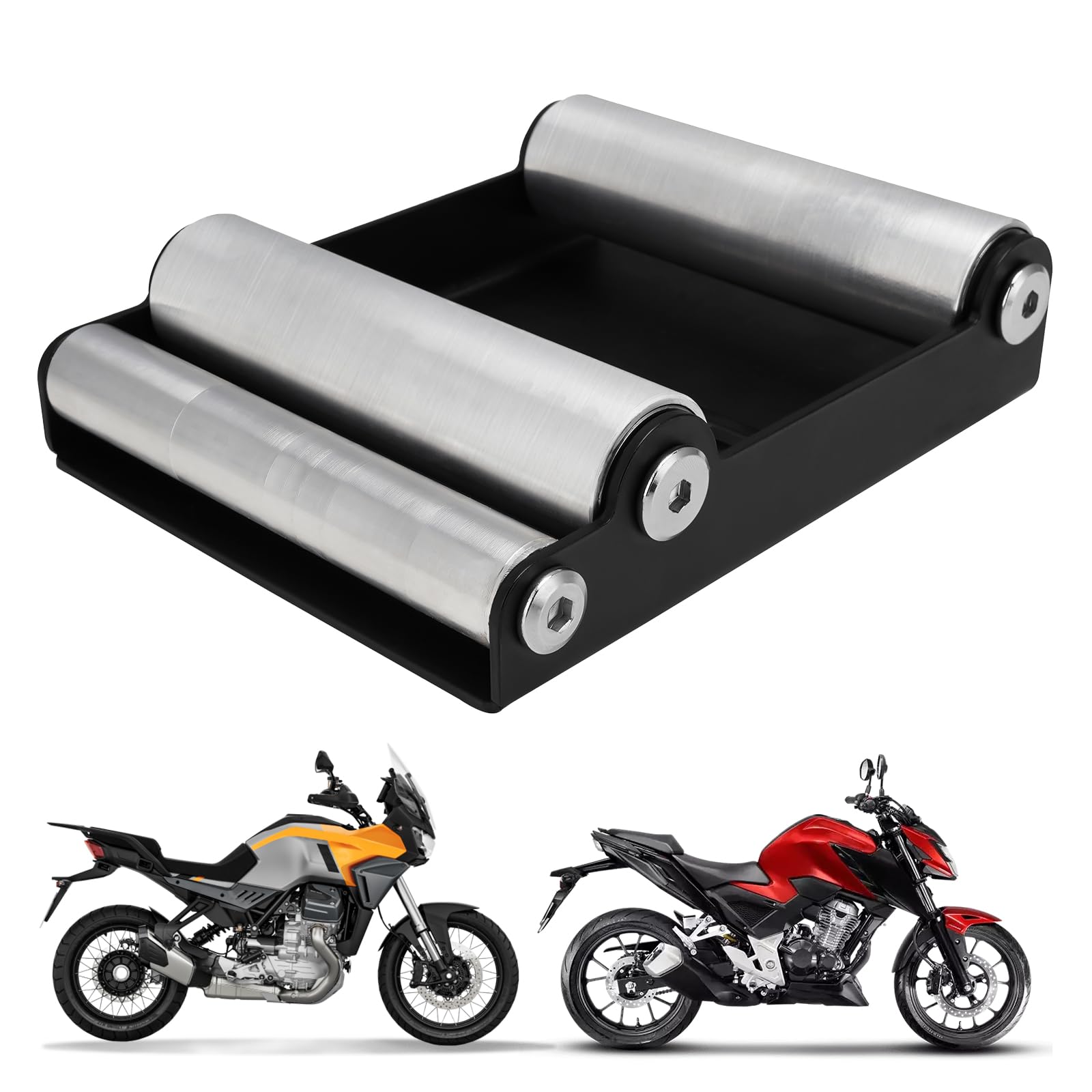 JFG RACING Motorrad -Radwalzen -Ständer Motorrad -Radreinigung für Reifenreinigung und Kettenschmierung - Groller -Radspinner Ständer (Fahrrad <485 lb Trockener WT & Reifenbreite <180 mm JFG RACING Motorrad -Radwalzen -Ständer Motorrad -Radreinigung für Reifenreinigung und Kettenschmierung - Groller -Radspinner Ständer (Fahrrad <485 lb Trockener WT & Reifenbreite <180 mm von JFG RACING