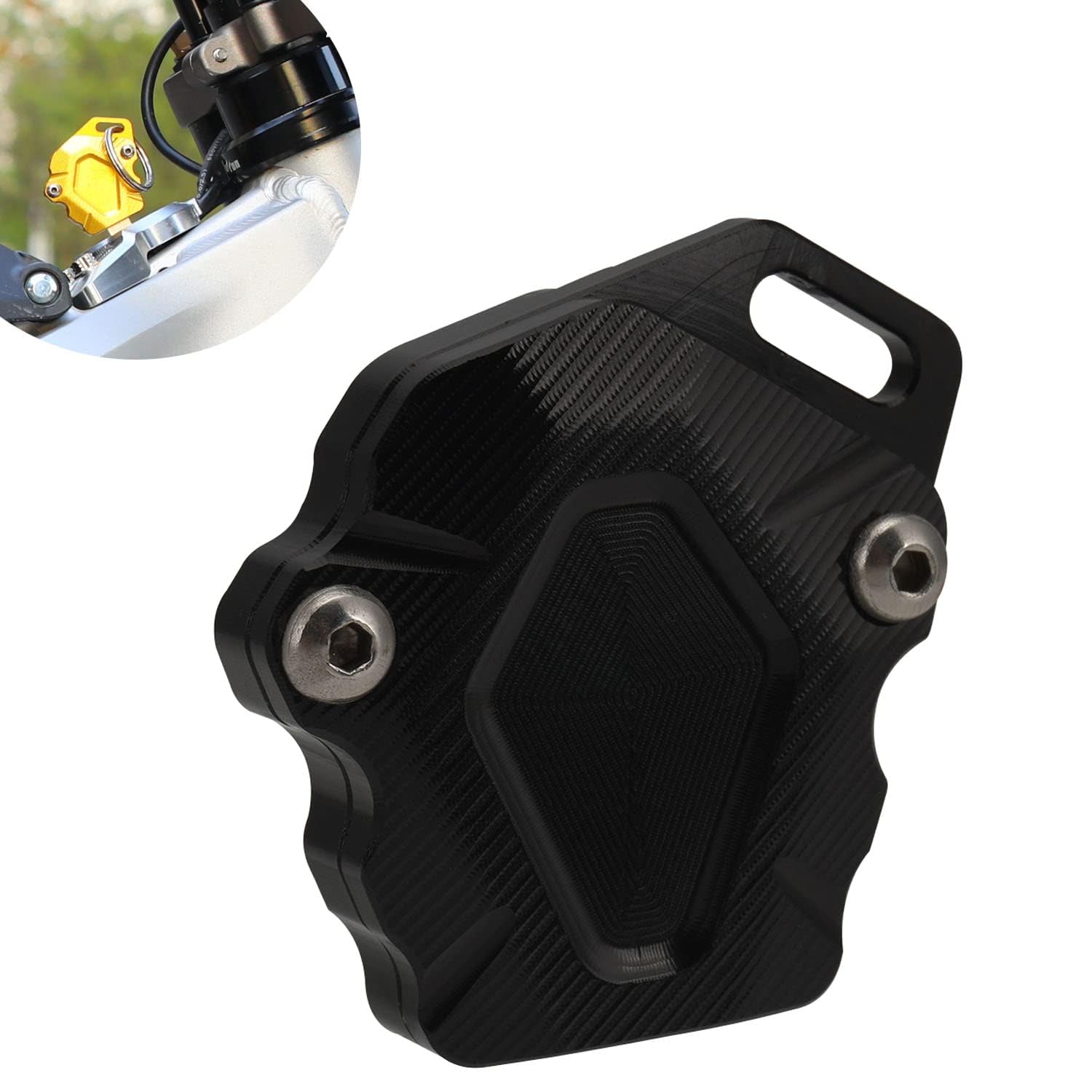 Sur Ron Schlüsselanhänger, Motorrad CNC Aluminium Schlüsselanhänger Gehäuse Schlüssel Dekoration Hülle für Sur Ron S/X Elektro Dirt Bike-Schwarz Sur Ron Schlüsselanhänger, Motorrad CNC Aluminium Schlüsselanhänger Gehäuse Schlüssel Dekoration Hülle für Sur Ron S/X Elektro Dirt Bike-Schwarz von JFG RACING