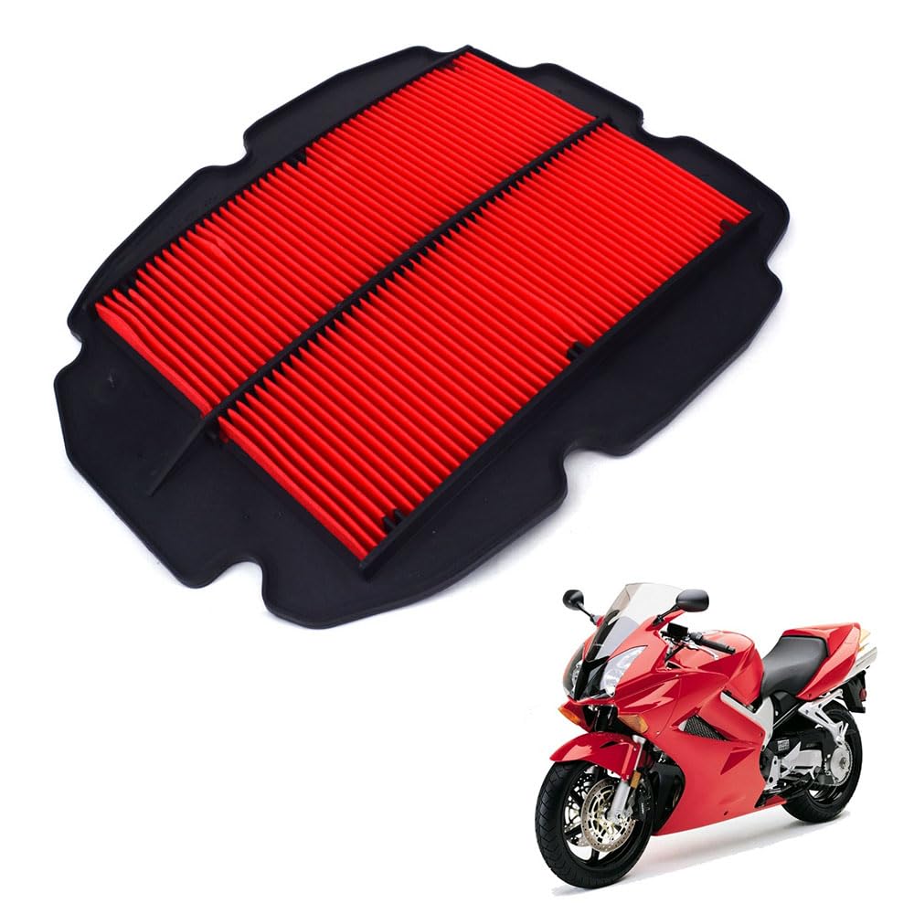 Motorrad Luftfilter Ansaugfilter Reiniger für VFR 800 FI Interceptor 1998-2001 VFR 800 FI Interceptor, V-TEC, ABS 2002-2009 Motorrad Luftfilter Ansaugfilter Reiniger für VFR 800 FI Interceptor 1998-2001 VFR 800 FI Interceptor, V-TEC, ABS 2002-2009 von JFG RACING