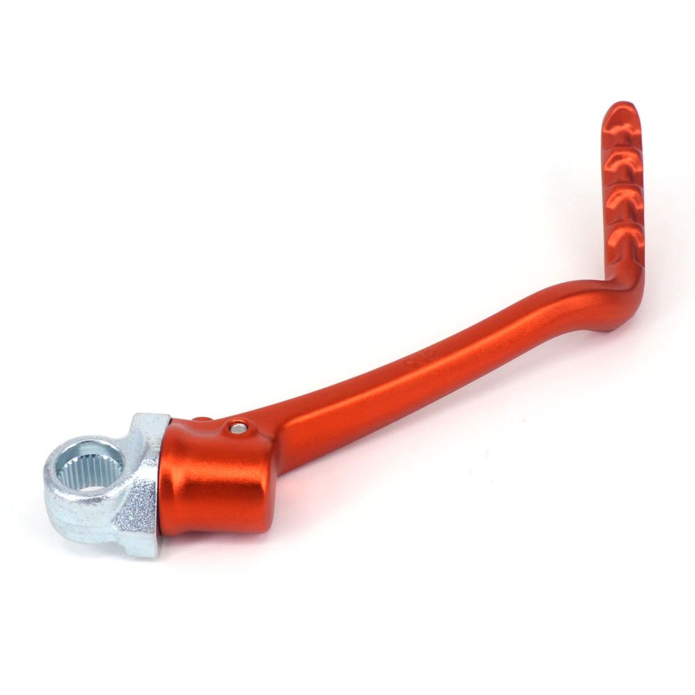 Motorrad Kickstarter Hebel,Motorrad Kickstarter Hebel Kickstarter Starthebel Hochfeste Aluminiumlegierung für 125 150 200 SX EX XC XCW 2012-2016 TC125 TE125 2014-2015 - Orange von JFG RACING