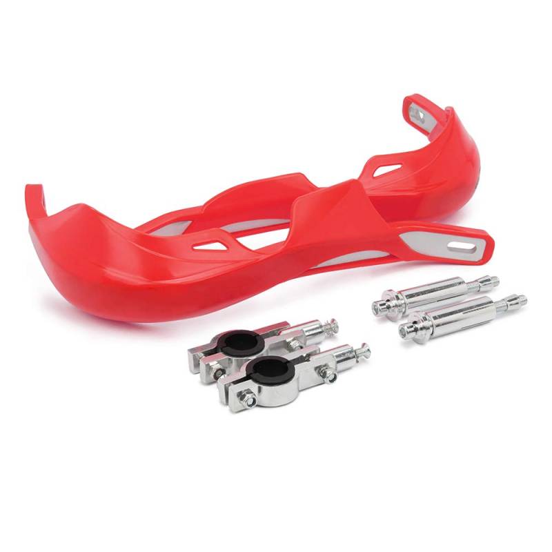 Motorrad Handschutz,Handguards Handprotektoren Motorrad-Universal Für 22 mm 28 mm Lenker für Sur Ron Dirt Bike Motorrad MX Racing ATV Quad-Rot von JFG RACING