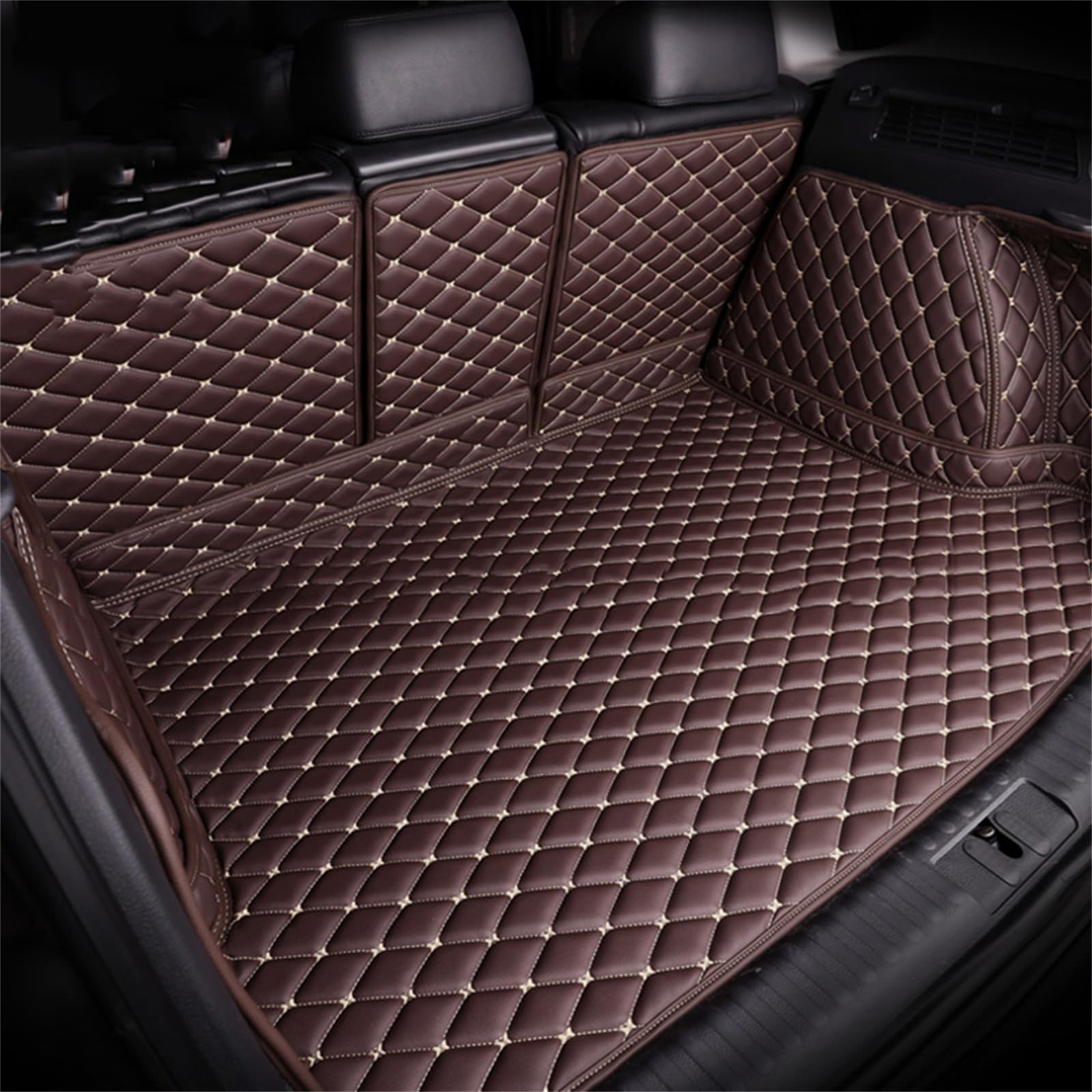 Auto Kofferraummatten für VW Tiguan 2009-2016, rutschfest Kofferraumwanne Kofferraum Schutzmatte Kofferraumschutz Interieur ZubehöR,D Auto Kofferraummatten für VW Tiguan 2009-2016, rutschfest Kofferraumwanne Kofferraum Schutzmatte Kofferraumschutz Interieur ZubehöR,D von JGBFCBBF