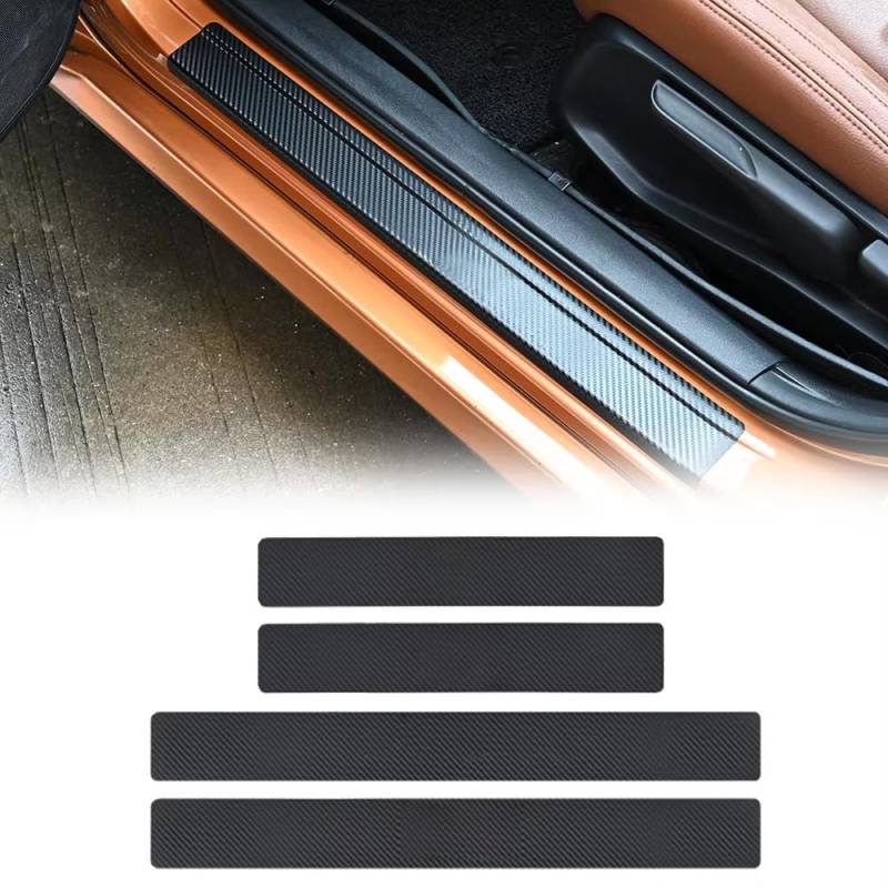 JGDLBXJY 4 Stück Einstiegsleisten Schutz für Hyundai Tucson 4 (IV) NX4 I 2020-2024,Für Schritt Platte Abdeckung,Einstiegsleisten Aufkleber Kantenschutz,Einstiegsleisten Türschweller von JGDLBXJY