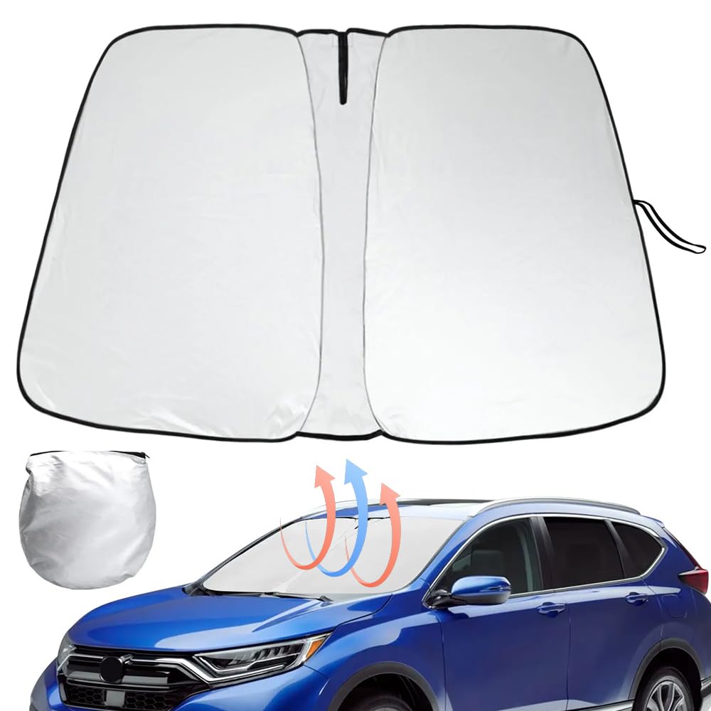 Sonnenschutz Auto Frontscheibe für Honda Civic VIII/8 Sedan | 2006-2011 Sonnenblende Windschutzscheibe Blockiert UV-Strahlen Faltbar mit Aufbewahrungstasche von JGDLBXJY