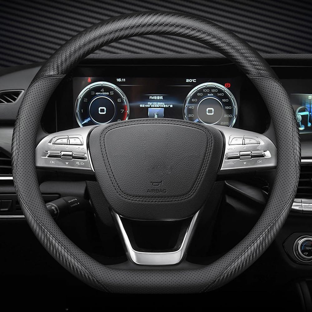 Lenkradbezug Auto für VW Arteon Shooting Brake R-Line ab Bj.2020 Lenkradbezug Leder 37-38cm Lenkradhülle für Sommer & Winter Anti Rutsch Lenkradabdeckung Lenkradschoner,Multi-Colored-D Type Lenkradbezug Auto für VW Arteon Shooting Brake R-Line ab Bj.2020 Lenkradbezug Leder 37-38cm Lenkradhülle für Sommer & Winter Anti Rutsch Lenkradabdeckung Lenkradschoner,Multi-Colored-D Type von JGDLBXJY