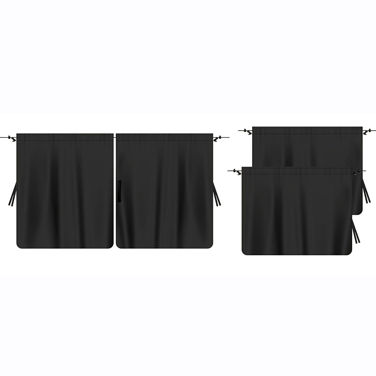 3pcs Auto-Sichtschutzvorhänge,kompatibel mit IS300h ES-300h LS500h RC300h-F RC-F LC500h RX270 UX260h UX300e, Autoteile 3pcs Auto-Sichtschutzvorhänge,kompatibel mit IS300h ES-300h LS500h RC300h-F RC-F LC500h RX270 UX260h UX300e, Autoteile von JGGQSY