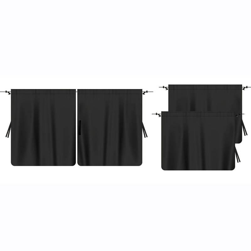 3pcs Auto-Sichtschutzvorhänge,kompatibel mit KIA K3 K2 K5 Sorento Soul Carens Sportage, Autoteile von JGGQSY