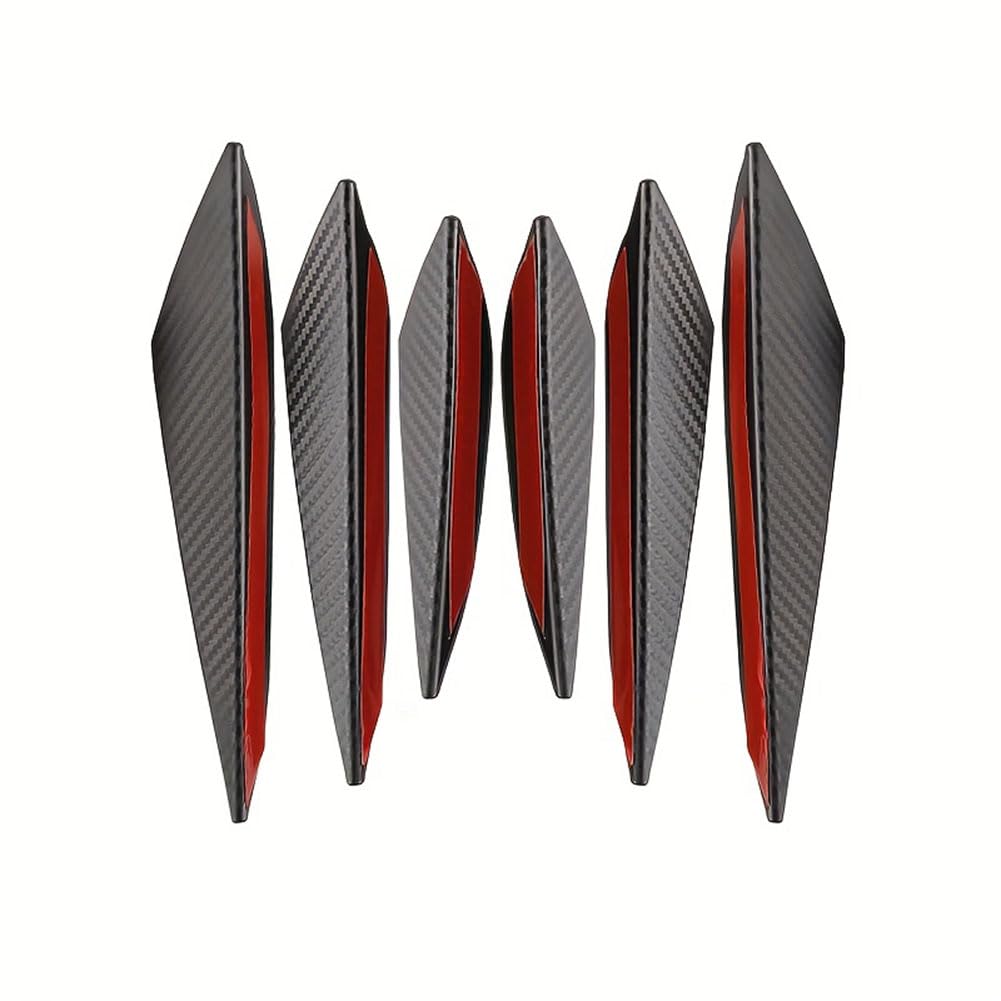 JGGQSY 6pcs Auto Spoiler,kompatibel mit Mercedes-Benz C E GLC GLB A B GLE GLS CLA GLA Klasse W213 W205 X253, Kollisionsstreifen Aufkleber,Carbon Fiber JGGQSY 6pcs Auto Spoiler,kompatibel mit Mercedes-Benz C E GLC GLB A B GLE GLS CLA GLA Klasse W213 W205 X253, Kollisionsstreifen Aufkleber,Carbon Fiber von JGGQSY