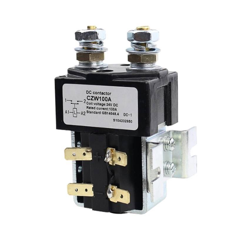 Gleichstromschütz CZW100A 12 V 24 V 36 V 48 V 60 V 72 V 100A 1 Schließer ZJW100A 1 Stück(DC12V 1NO) von JGODGQPM