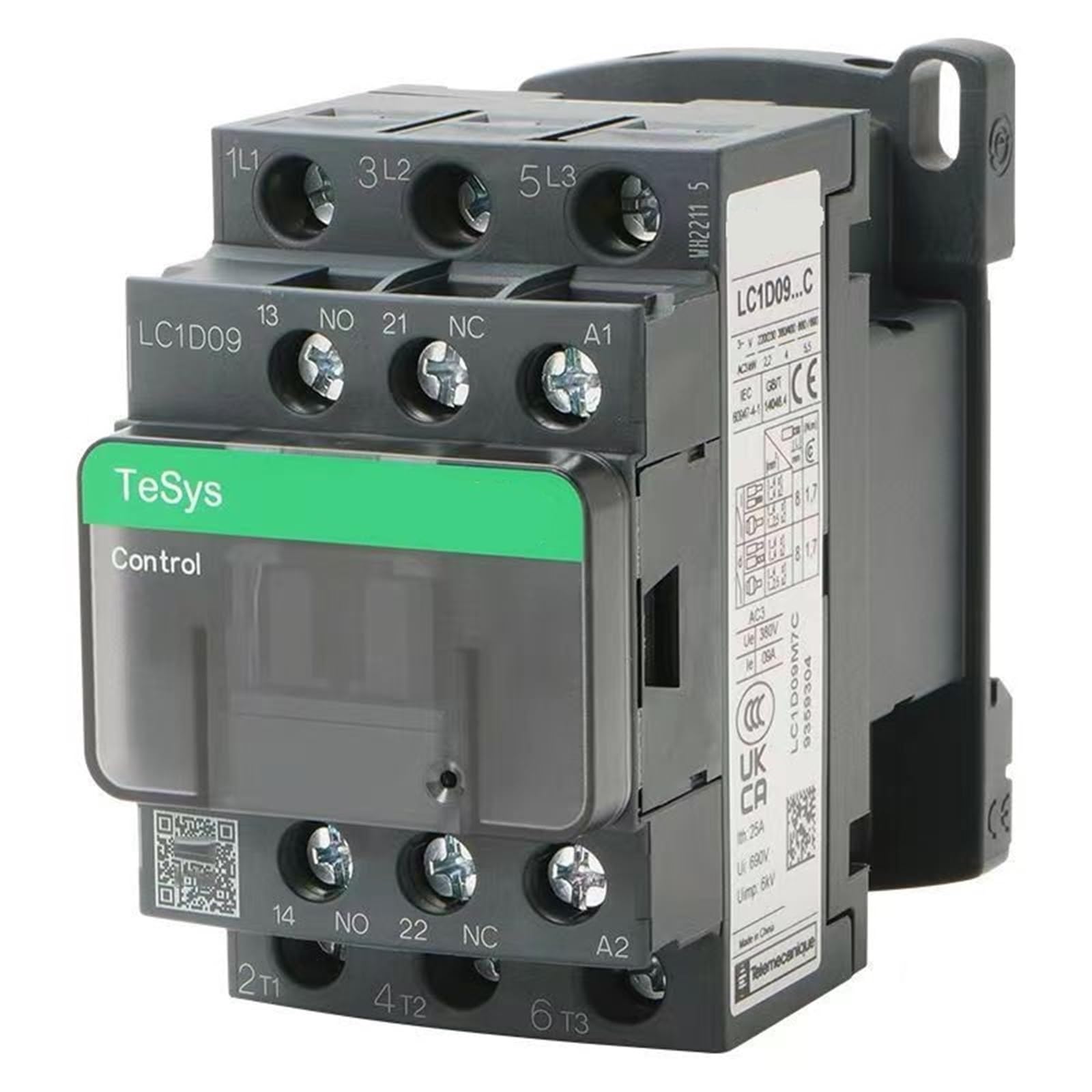 Schwarze Version Dreipoliger Wechselstromschütz LC1D09 LC1D12 LC1D18 LC1D25 LC1D32 LC1D38 B7C F7C Q7C M7C 24 V 110 V 220 V 380 V 1 Stück(LC1D09,24V) von JGODGQPM