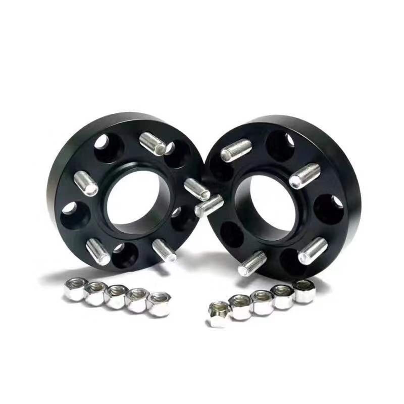JGUYC 2 STÜCKE Spurverbreiterungen 5x114,3 Hub 64,1 15-35mm Aluminium-Radverbreiterungsadapter For H/o/n/d/a/T/e/s/l/a M/o/d/e/l 3 S/e/p/a/r/a/d/o/r/e/s M 14x1,5(2 piece 25mm) von JGUYC