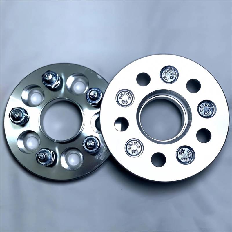 JGUYC 2 Stück 25 mm Radadapter PCD 5 x 114,3 auf 5 x 112 Nabenzentrierung 60,1–66,6 mm Radbolzen M//12 x 1,5 von JGUYC