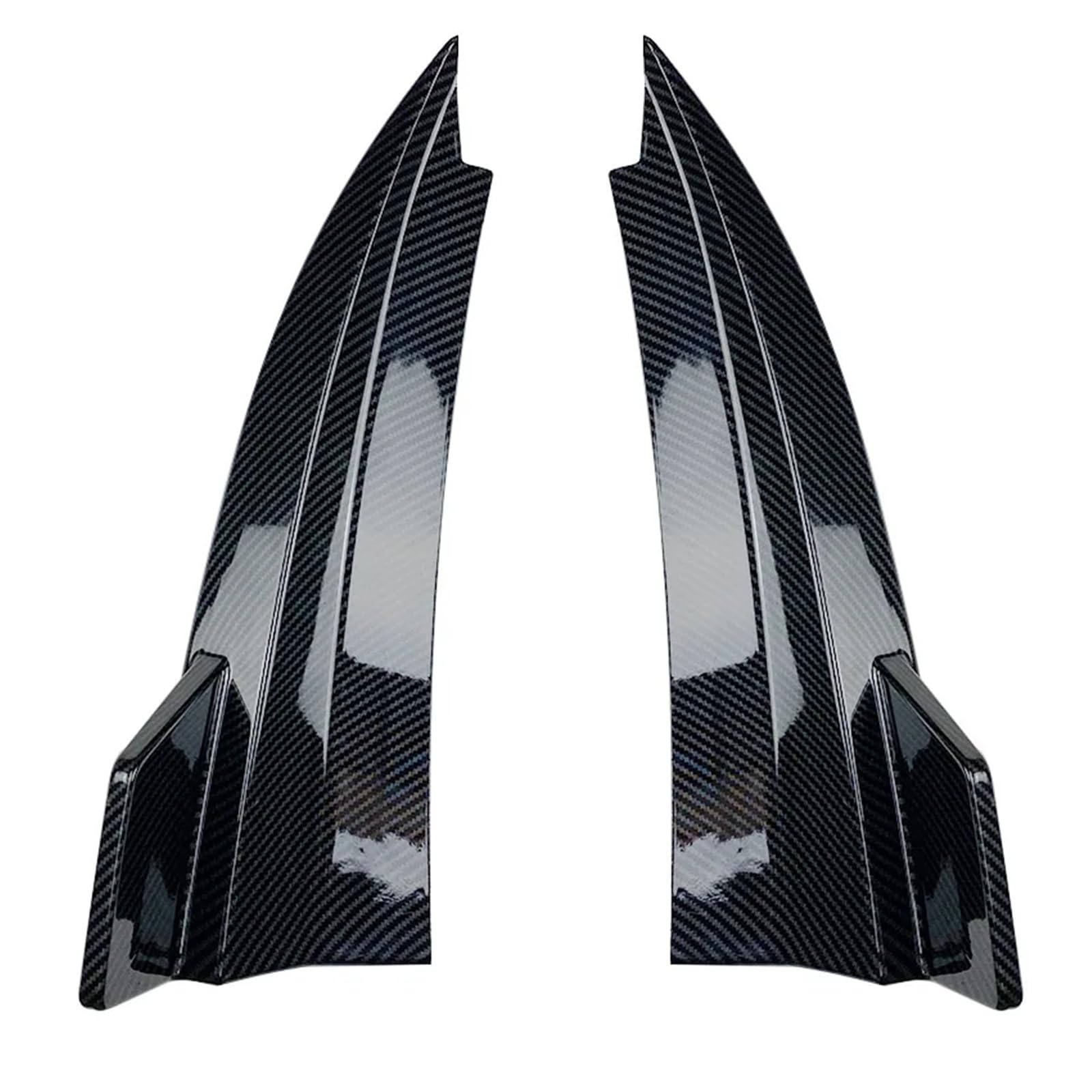 JGUYC 2 Stück Auto Heckstoßstangenlippe Diffusor Seitensplitter Spoiler Body Kit for M//e//r//c//e//d//e//sB//e//n//z C-Klasse Coupé C205 C200 260 C43 C63 A//M//G 2015-2021(Carbon Look) von JGUYC