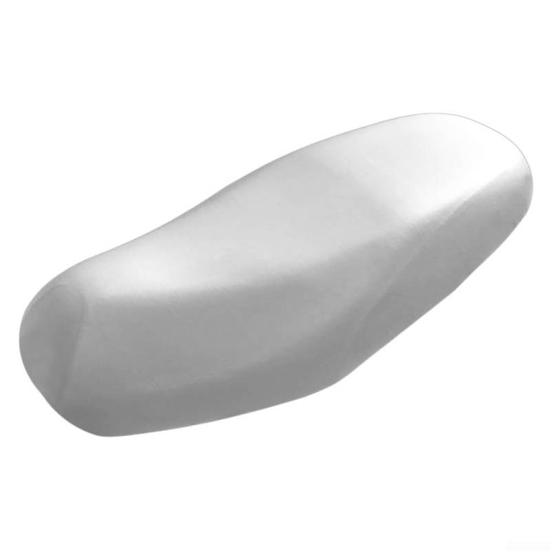 JGmotorfi Wasserdichter Motorrad-Sitzbezug, flexibler PU-Schutz für Originalsitz mit einfacher Installation (Silber) von JGmotorfi