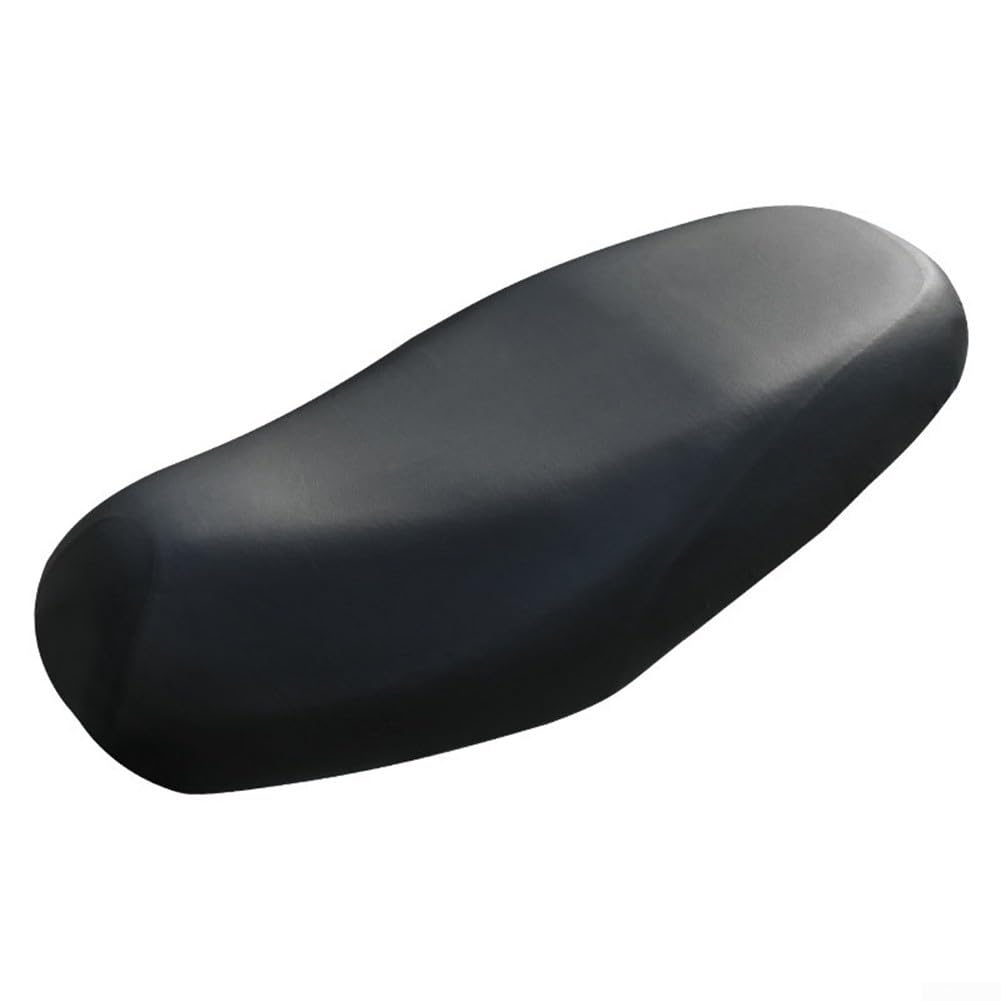 JGmotorfi Wasserdichter Motorrad-Sitzbezug, flexibler PU-Schutz für Originalsitz mit einfacher Installation (schwarz) von JGmotorfi