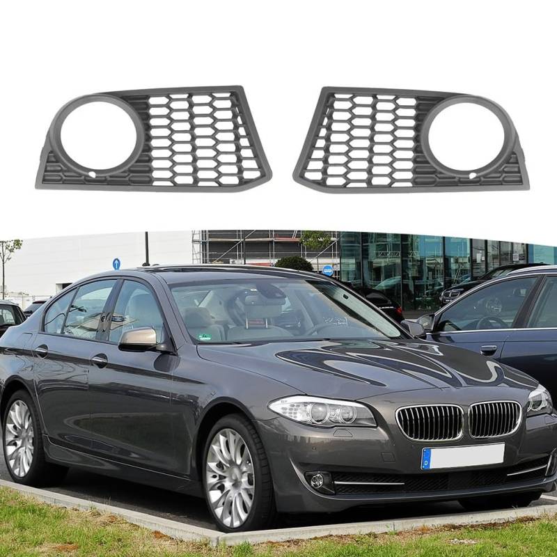 Nebelscheinwerfer-Integration leicht gemacht, Kühlergrill-Rahmen, kompatibel mit BMW F10/F11 (2010 2014), verbessert Sichtbarkeit und Stil (rechts) von JGmotorfi