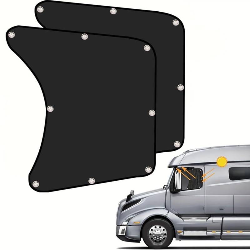 Seitenfenstervorhänge für Auto Sonnenschutz entwickelt, um verschiedene Fahrzeugtypen mit Leichtigkeit zu passen (2 Stück) von JGmotorfi