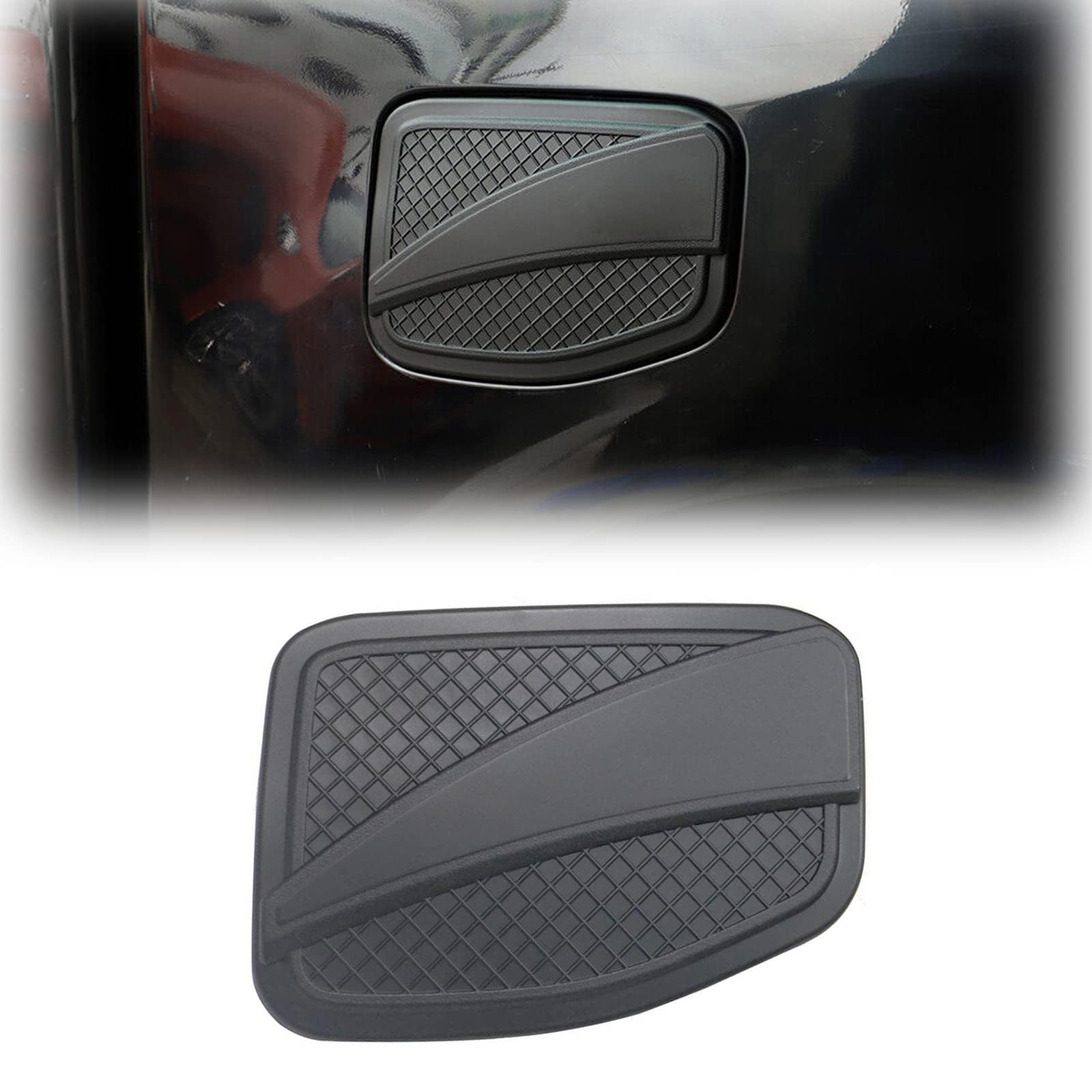 JHCHAN Tankdeckel Schutz für Ford Ranger 2012–2022 2023 T6 T7 T8 Wildtrak Raptor Limited XL XLT Tremor Diesel Benzin Pickup Fuel Gas Cap Cover Trim Guard Mattschwarz (2012-2022) JHCHAN Tankdeckel Schutz für Ford Ranger 2012–2022 2023 T6 T7 T8 Wildtrak Raptor Limited XL XLT Tremor Diesel Benzin Pickup Fuel Gas Cap Cover Trim Guard Mattschwarz (2012-2022) von JHCHAN
