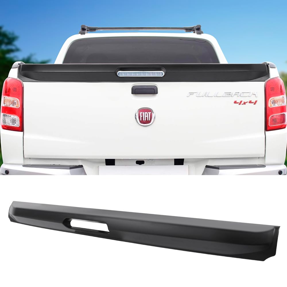 JHCHAN Heckklappen-Heckspoiler Ladekantenschutz für FIAT Fullback 2015-2022 Fullback Cross 4X4 (Ohne Hardtop-Überdachung) von JHCHAN