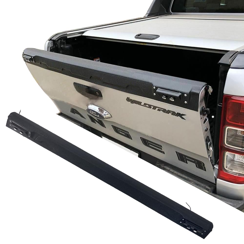 JHCHAN Heckklappenabdeckung Ladekantenschutz Heckklappen Schutzleiste mit led für Ford Ranger 2012-2022, T6 T7 T8 XL XLT Limited Wildtrak Raptor, MK1 MK2 MK3 von JHCHAN