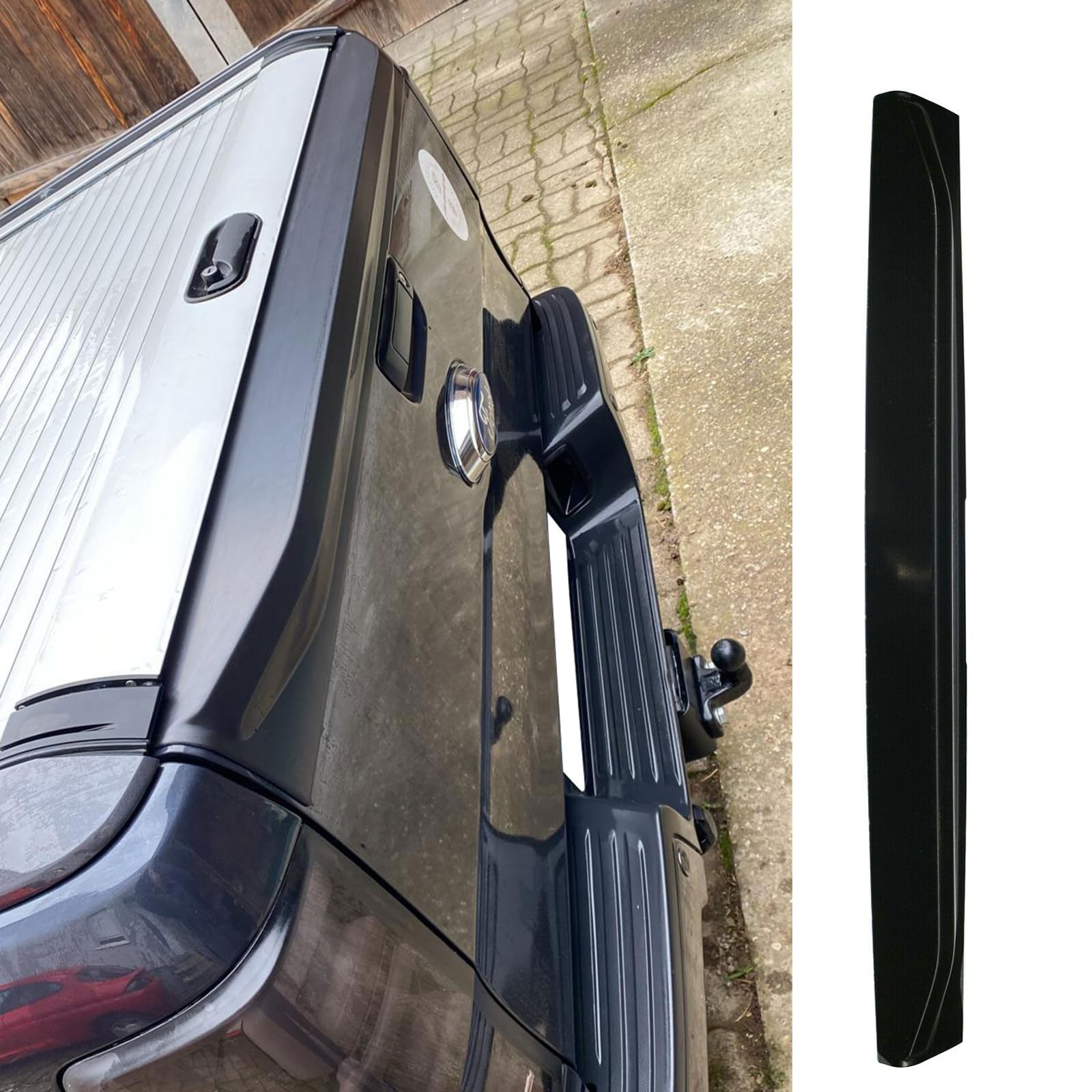 JHCHAN Heckklappenschutz Ladekantenschutz Spoiler Ladefläche Zubehör für Ford Ranger 2012-2022 T6 T7 T8 Wildtrak XL XLT Tremor Platinum Raptor von JHCHAN