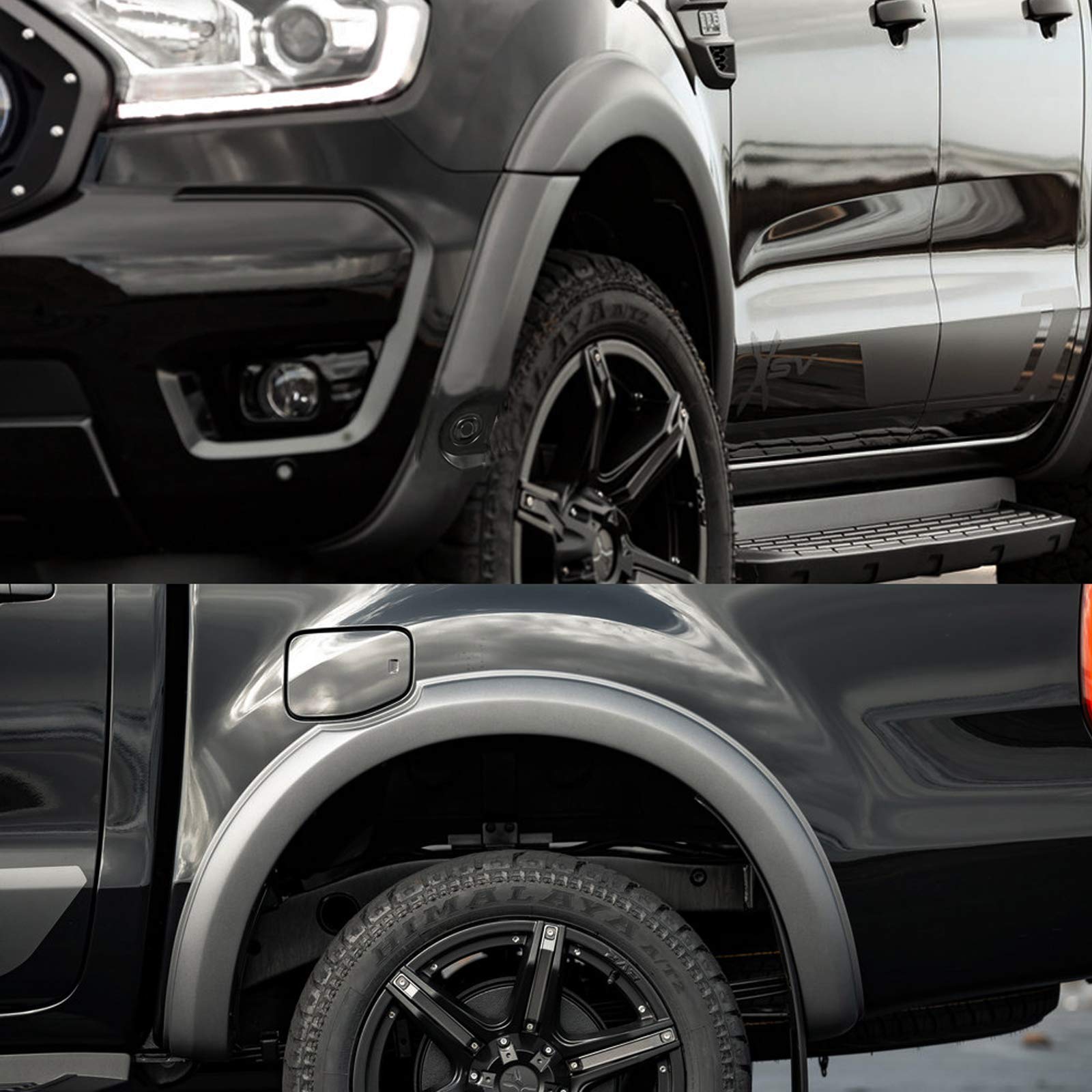 JHCHAN Kotflügelverbreiterungen 6-teilig Radlauf für Ford Ranger Wildtrak 2019–2022 T8 Doppelkabine Limited Wildtrak X Platinum Raptor mit Parkassistent JHCHAN Kotflügelverbreiterungen 6-teilig Radlauf für Ford Ranger Wildtrak 2019–2022 T8 Doppelkabine Limited Wildtrak X Platinum Raptor mit Parkassistent von JHCHAN