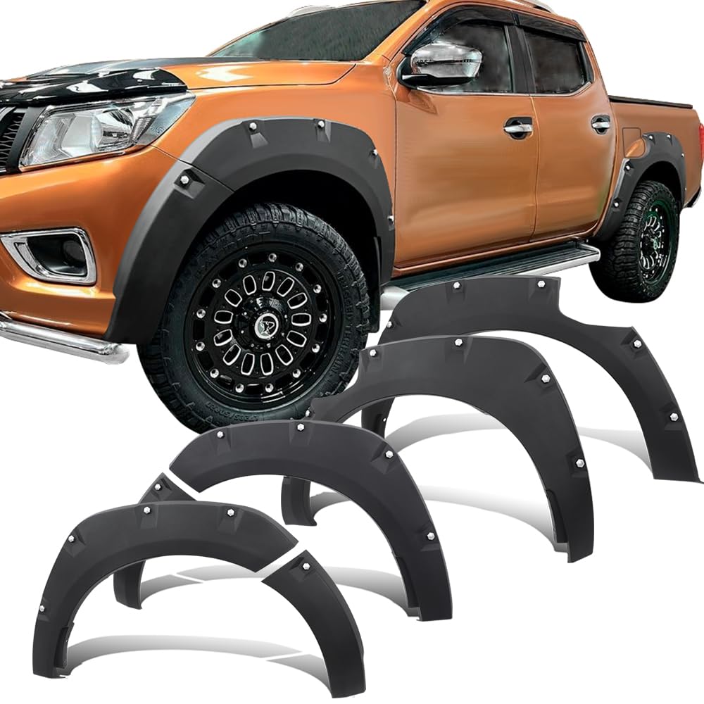 JHCHAN Kotflügelverbreiterungen für NISSAN NAVARA NP300 2015-2020 D23 Mit 2 Tankdeckel, N-Guard, Navara Trek-1°, Navara Tekna, Mattschwarz Pocket-style Radlaufverlängerungen Zubehör JHCHAN Kotflügelverbreiterungen für NISSAN NAVARA NP300 2015-2020 D23 Mit 2 Tankdeckel, N-Guard, Navara Trek-1°, Navara Tekna, Mattschwarz Pocket-style Radlaufverlängerungen Zubehör von JHCHAN