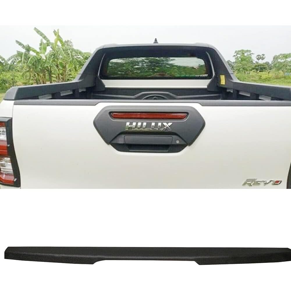 JHCHAN Ladekantenschutz Abdeckung für Toyota Hilux 2021-2024 Revo Invincible X GR Sport Pick up AN110 AN120 AN130 ABS Textur Schwarz Heckklappenschutz Stoßstangenschutz JHCHAN Ladekantenschutz Abdeckung für Toyota Hilux 2021-2024 Revo Invincible X GR Sport Pick up AN110 AN120 AN130 ABS Textur Schwarz Heckklappenschutz Stoßstangenschutz von JHCHAN