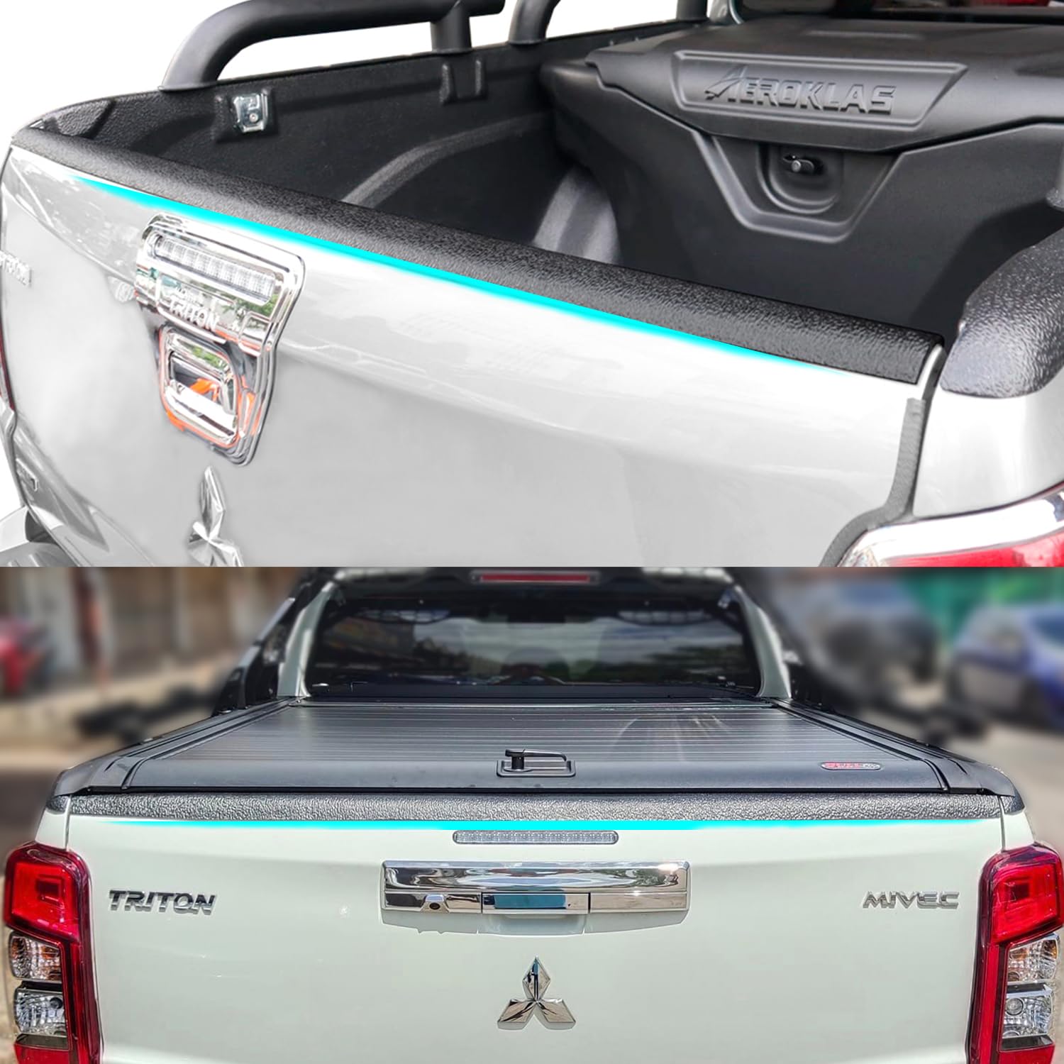 JHCHAN Heckklappenschutz Ladekantenschutz für Mitsubishi L200 Triton 2019-2024 Pickup Doppelkabine Einzelkabine Stoßstangenschutz Zubehör JHCHAN Heckklappenschutz Ladekantenschutz für Mitsubishi L200 Triton 2019-2024 Pickup Doppelkabine Einzelkabine Stoßstangenschutz Zubehör von JHCHAN