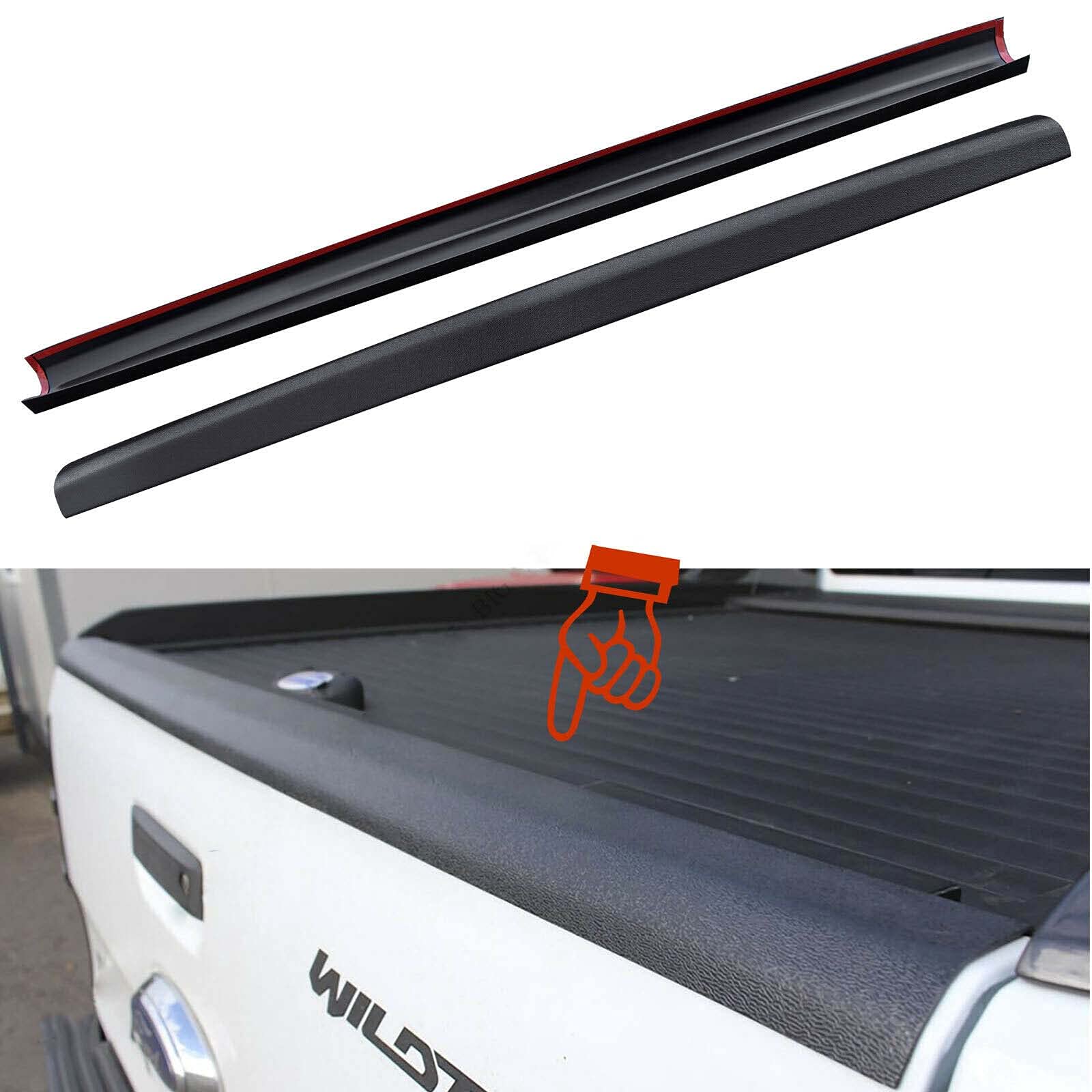 JHCHAN Ladeklappenschutz Heckklappenschutzleiste für Ford Ranger 2012-2022 Raptor Wildtrak T6 T7 T8 XL XLT Limited JHCHAN Ladeklappenschutz Heckklappenschutzleiste für Ford Ranger 2012-2022 Raptor Wildtrak T6 T7 T8 XL XLT Limited von JHCHAN