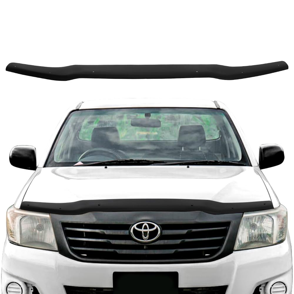 JHCHAN Motorhaube Deflektor Insekten Steinschlagschutz für Toyota Hilux Vigo 2011-2014 Hilux vii AN10 AN20 AN30 Pickup Motorhaubenschutz Dunkel JHCHAN Motorhaube Deflektor Insekten Steinschlagschutz für Toyota Hilux Vigo 2011-2014 Hilux vii AN10 AN20 AN30 Pickup Motorhaubenschutz Dunkel von JHCHAN