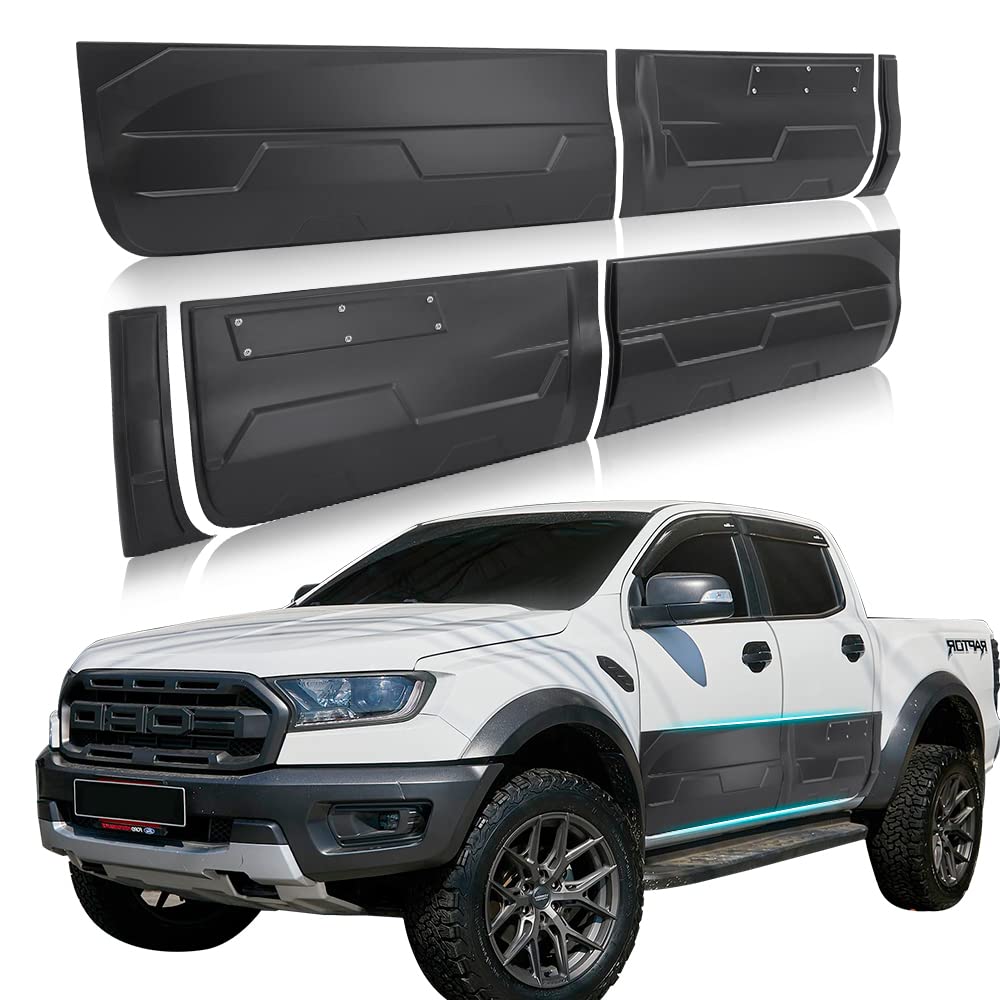 JHCHAN Türschutz-Karosserieverkleidung für Ford Ranger Doppelkabine 2012–2022 T6 T7 T8 Wildtrak Raptor XL XLT XLS Limited Tremor Platinum MK2 MK3 Karosserieverkleidung JHCHAN Türschutz-Karosserieverkleidung für Ford Ranger Doppelkabine 2012–2022 T6 T7 T8 Wildtrak Raptor XL XLT XLS Limited Tremor Platinum MK2 MK3 Karosserieverkleidung von JHCHAN