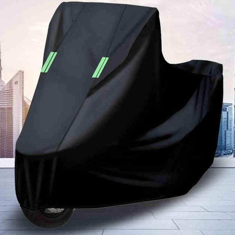 Dreirad Abdeckung, Fahrradabdeckung Erwachsene Dreirad, Wasserdicht Strapazierfähig Dreirad-Abdeckung, Überdachung für Elektrischen Dreiradrahmen(Black) von JHDXL