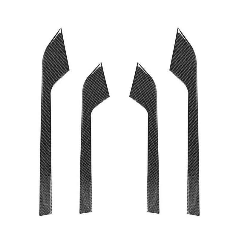 Auto Aufkleber Trim Cover Für A4 Für B9 2017 2018 2019 2020 Carbon Fiber Innen Tür Griff Panel Abdeckung Trim Auto Aufkleber 4Pcs Dekor Panel Trim Innen von JHMHCOQ