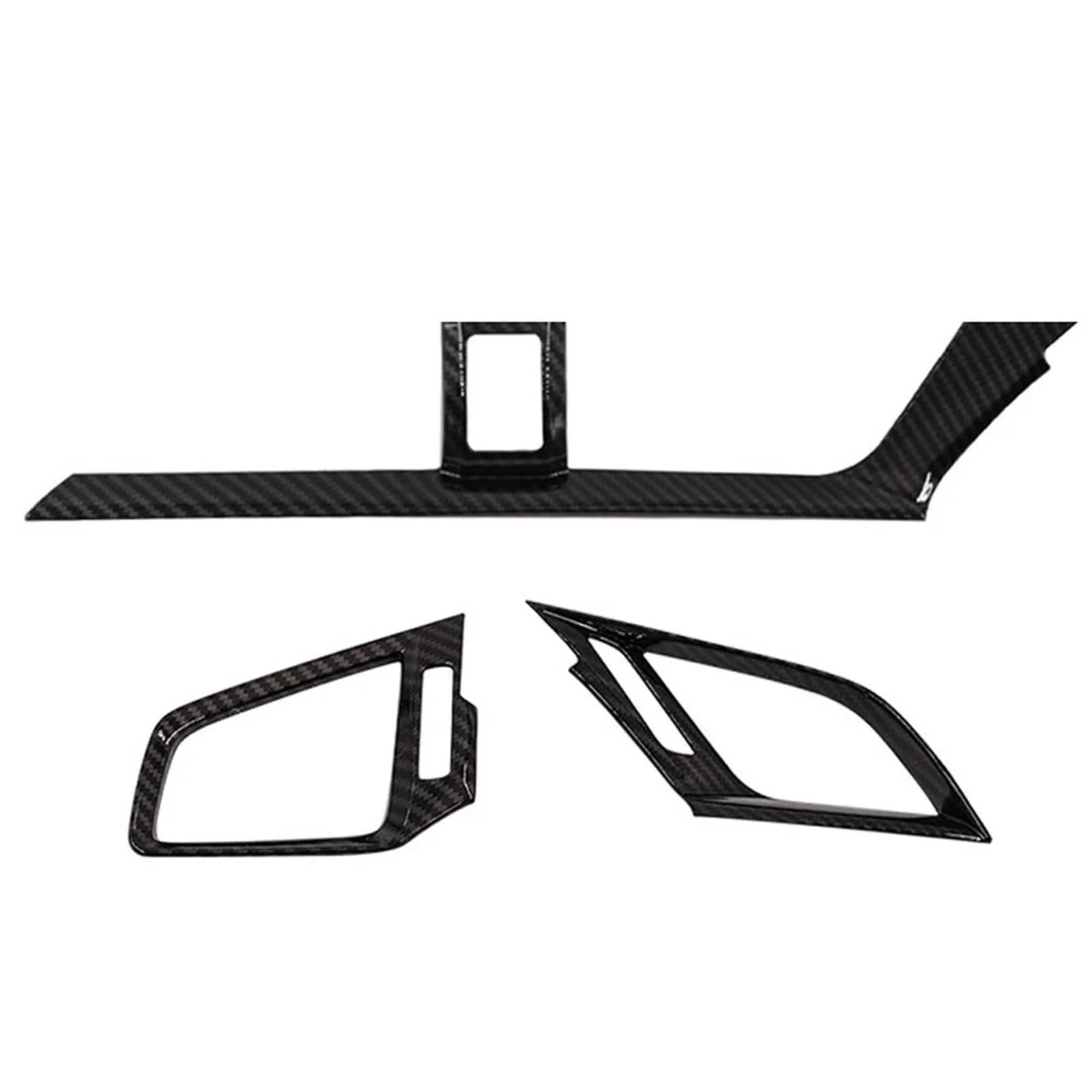 Auto Aufkleber Trim Cover Für Civic Für Limousine 2016 2017 2018 2019 2020 2021 3-teiliges Carbon-Faser-Auto-Armaturenbrett AC Air Vent Outlet Cover Zierrahmen Dekor Panel Trim Innen Auto Aufkleber Trim Cover Für Civic Für Limousine 2016 2017 2018 2019 2020 2021 3-teiliges Carbon-Faser-Auto-Armaturenbrett AC Air Vent Outlet Cover Zierrahmen Dekor Panel Trim Innen von JHMHCOQ