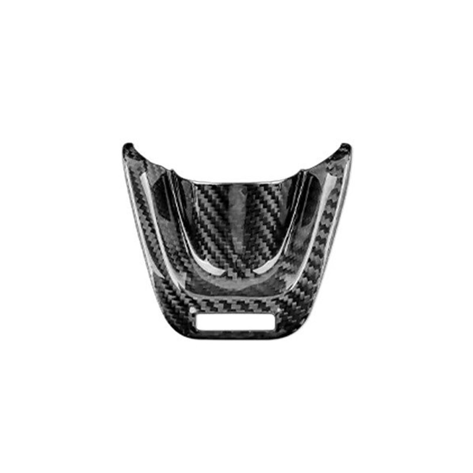 Auto Aufkleber Trim Cover Für Kia Für Stinger 2018 2019 2020 2021 2022 2023 Auto-Lenkrad-Panel Innenverkleidung Zubehör Echt Hard Carbon Fiber Abdeckung Dekor Panel Trim Innen von JHMHCOQ