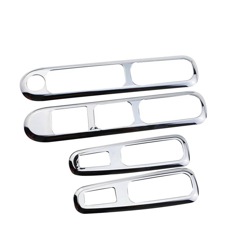 Auto Aufkleber Trim Cover Für Peugeot 3008 2013 2014 2015 2016 Auto Fensterheber Button Panel Abdeckung Dekoration Aufkleber Trim 4 Stücke ABS Chrom Zubehör Dekor Panel Trim Innen von JHMHCOQ