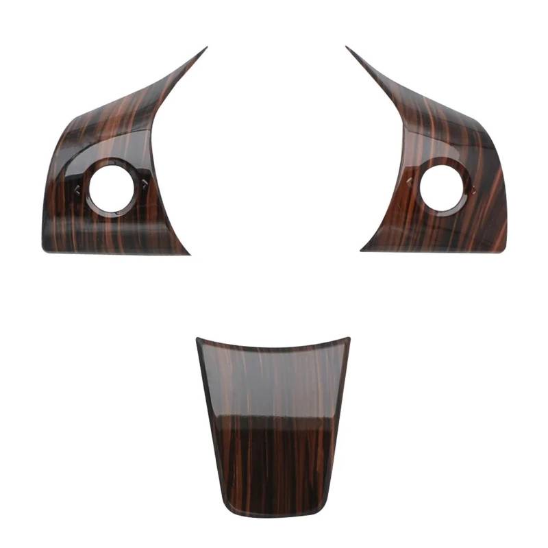 Auto Aufkleber Trim Cover Für Tesla Für Modell 3 2016-2023 Für Modell Für Y 2019-2024 3-teiliges Auto-Lenkrad-Tastenfeldabdeckung Zierleiste Dekoration Aufkleber Zubehör Dekor Panel Trim Innen von JHMHCOQ
