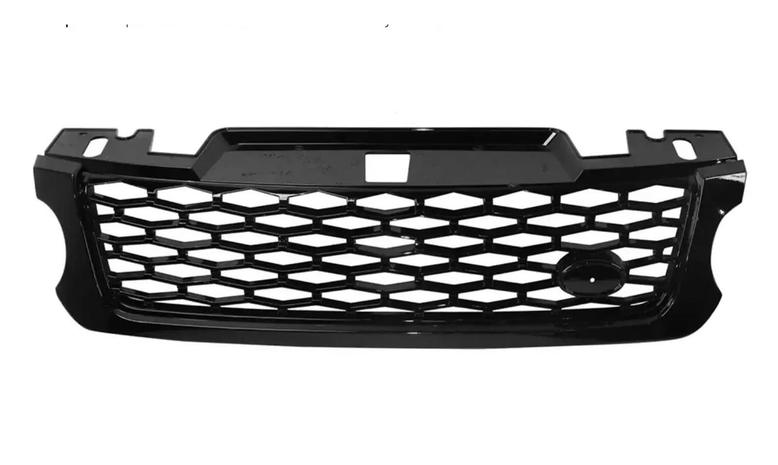 Auto Front Gitter Auto Front Upper Grill LR062238 Für Land Für Rover Für Range Sport SVR 2015 2016 2017 Für L494 Glanz Schwarz Racing Grille Kapuze Kühlergrill(Schwarz) von JHMHCOQ