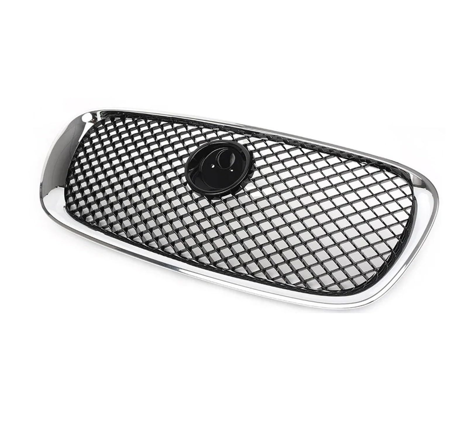 Auto Front Gitter Auto Frontschürze Kühlergrill Oberen Mesh Grill Für Jaguar Für X250 Für XF Für XFR Für XFRS 2008-2011 Racing Kühlergrill Abdeckung Kapuze Kühlergrill(Grey) von JHMHCOQ