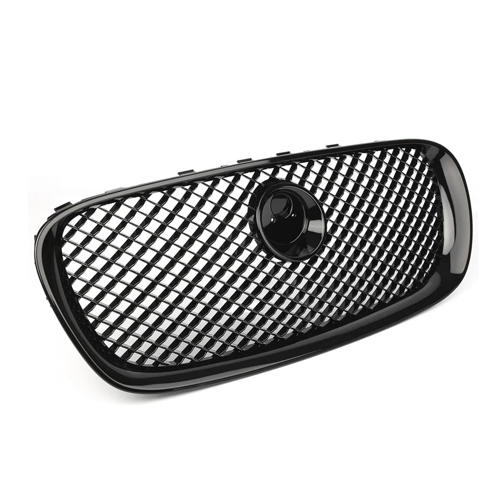 Auto Front Gitter Auto Frontschürze Kühlergrill Oberen Mesh Grill Für Jaguar Für X250 Für XF Für XFR Für XFRS 2008-2011 Racing Kühlergrill Abdeckung Kapuze Kühlergrill(Schwarz) von JHMHCOQ