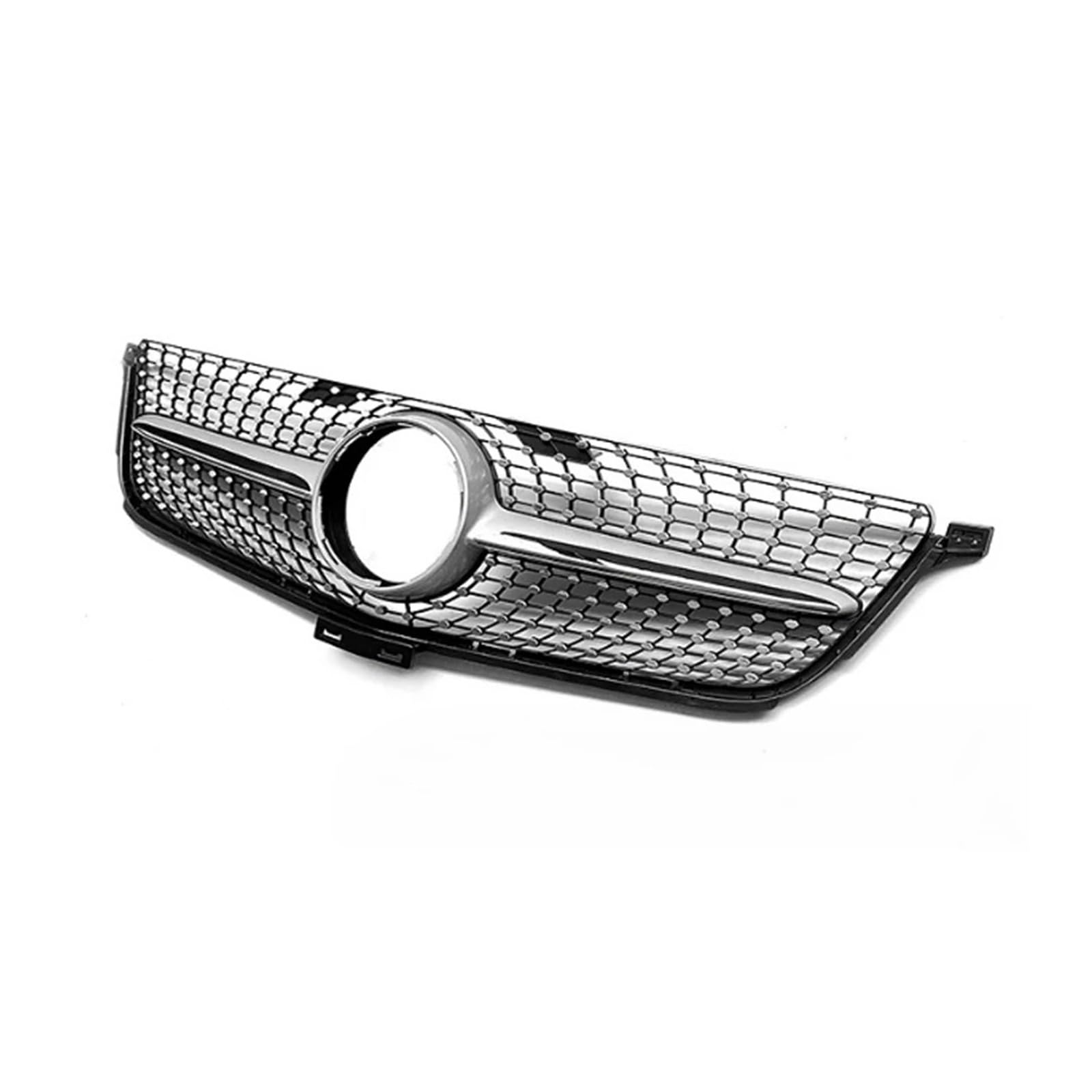 Auto Front Gitter Auto Kühlergrill Facelift Gitter Mesh Grill Für Für Benz Für ML Klasse Für W166 Für ML300 Für ML320 Für ML350 Für ML40 Für ML450 Kapuze Kühlergrill(Diamond Chrome) von JHMHCOQ