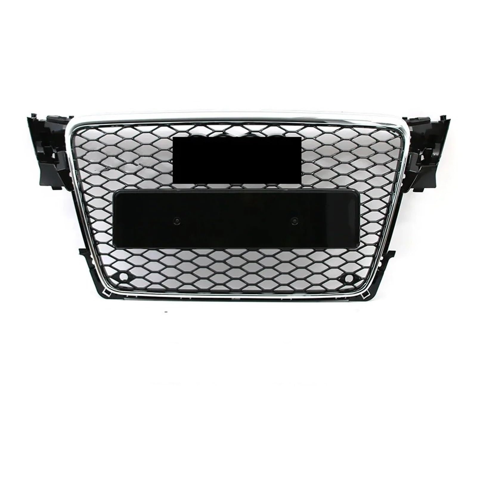 Auto Front Gitter Chrom Silber Honeycomb Sport Mesh Frontstoßstangengrill Für A4 Für S4 Für B8 Für 8T 2009 2010 2011 2012 Glänzend Schwarzer Frontstoßstangengrill Kapuze Kühlergrill(Chrome Black) Auto Front Gitter Chrom Silber Honeycomb Sport Mesh Frontstoßstangengrill Für A4 Für S4 Für B8 Für 8T 2009 2010 2011 2012 Glänzend Schwarzer Frontstoßstangengrill Kapuze Kühlergrill(Chrome Black) von JHMHCOQ