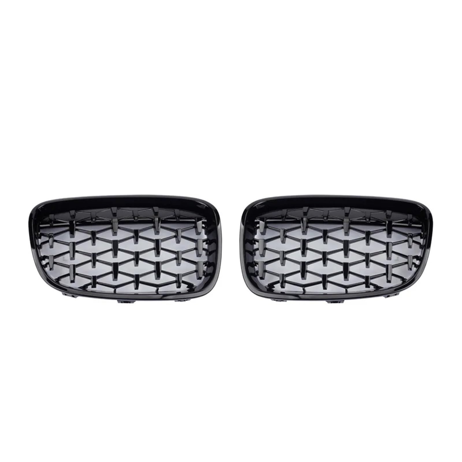 Auto Front Gitter Chrome Black Diamond Nierengitter Grill 1 Paar Anti-Widerstand-Reparaturteile Für Den Außenbereich Für 1er-Serie Für F20 Für F21 2011 2012 2013 2014 Kapuze Kühlergrill(Schwarz) Auto Front Gitter Chrome Black Diamond Nierengitter Grill 1 Paar Anti-Widerstand-Reparaturteile Für Den Außenbereich Für 1er-Serie Für F20 Für F21 2011 2012 2013 2014 Kapuze Kühlergrill(Schwarz) von JHMHCOQ