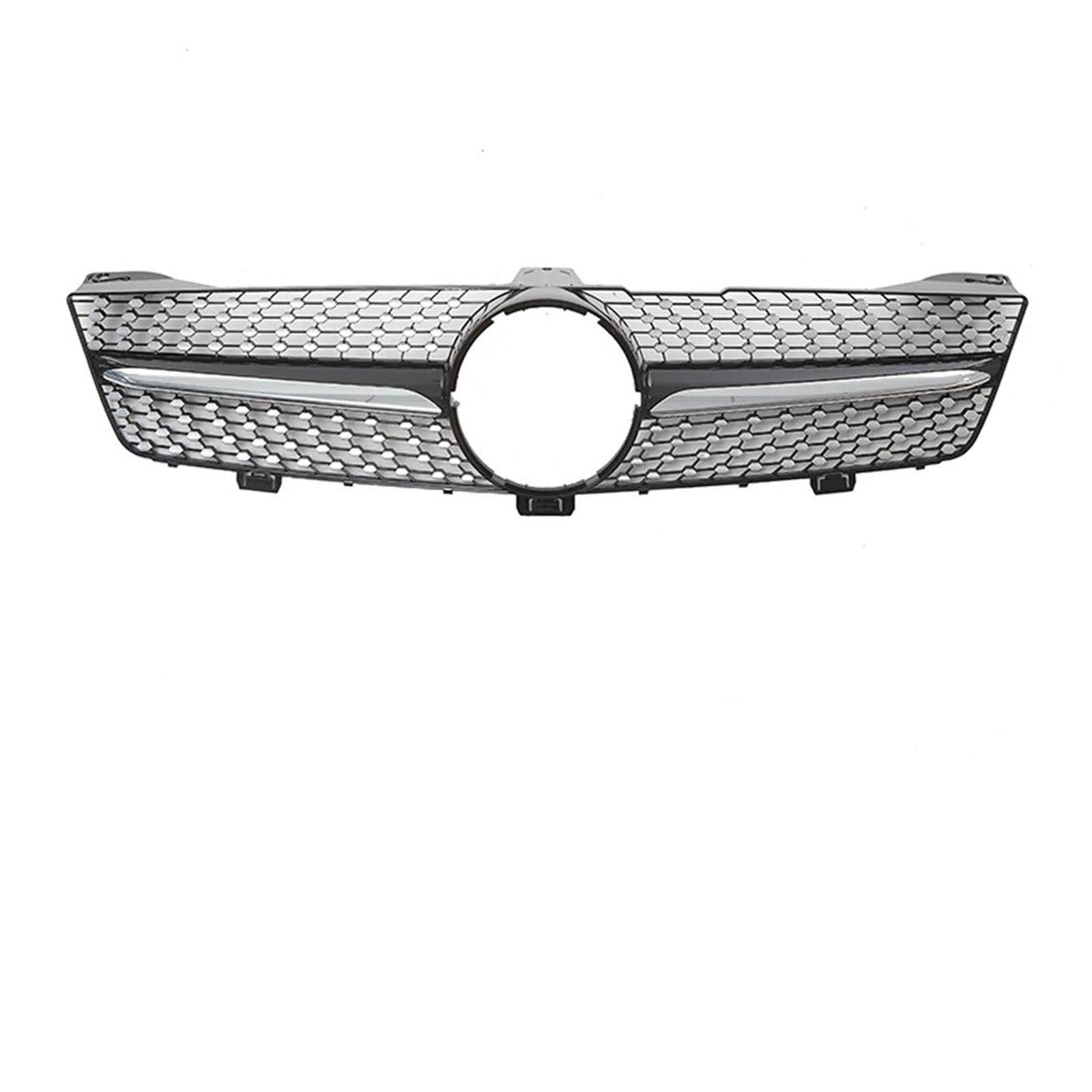 Auto Front Gitter Front Chrom Black Diamonds Style Stoßstangengrill Für Für Benz Für CLS-Klasse Für W219 Für CLS350 Für CLS500 2005 2006 2007 2008 Kapuze Kühlergrill(Diamond-Chrome Black) von JHMHCOQ